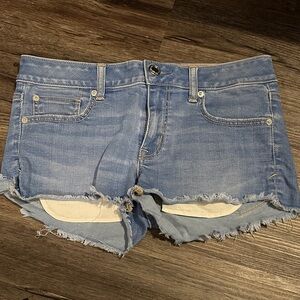 American Eagle Outfitters Light Blue Jean Shorts